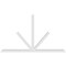 Ekena Millwork Saratoga Architectural Grade PVC Gable Bracket, 108"W x 63"H x 4"D x 4"F, 14/12 Pitch GBP108X63X0404SAR00 - alternate 4